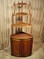 VINTAGE CORNER CUPBOARD & SHELF