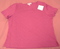 NEW Sag Harbor Asian Influence Shirt * Lg * Berry * 1/3 retail