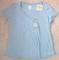 NEW Route 66 short sleeve v-neck blue shirt * XL