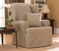 NEW! T CUSHION WING CHAIR LINEN SLIPCOVER SUREFIT