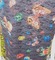 Black Print Stretch Lace Fabric