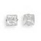 Unisex 4mm Square CZ Stud Earrings With FREE Shipping!