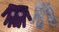 Gymboree grey mittens M-L 3-5 yrs + Disney Pooh Purple gloves