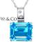 6.82ctw Topaz: LoLo Designer Necklace (MSRP 6,295) NEW!