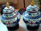 Pair of Cloisonné Enamel jars, Qing Dynasty