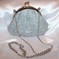 Claire's Silver Sparkly Evening Bag w/ Chain Lovely