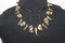 Handcrafted Potato/Glass Beads Camo Necklace
