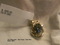 Pendant: Light Blue Topaz 14kt YG with Diamond (Orig Price $500)