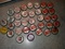 1960s Old Dr. Pepper and others Bottle Caps with cork seals