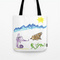 Tote Bags with art by RYAN