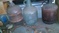 Very Old Glass Bleach Jug plus 2 others