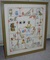 Vintage, Framed Stitchery Items