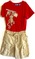 24 Mo Osh Kosh Jungle Monkey Print Onsie & Shorts Set