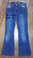 Fubu jeans w/ heart embroidered on pockets * girls size 12