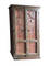 Antique Armoire Old DOOR Furniture Red Floral Hand Painted