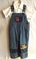 18 Month Embroidered Tiger Denium Overalls