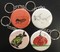 Button Keychains with Art by Child on the Autism Spectrum