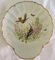 Limoges of France Hummingbirds Shell Shaped Plate with Hanger