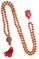 Buddhist Knotted 108 Coral Rudraksha Japamala Mala beads