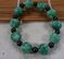 Lovely Natural Certified A Jadeite Jade Full Green Beads Bracele