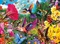 Hummingbird Garden (used 1000 pc jigsaw puzzle)