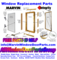 Window and Door Parts - Marvin Biltbest Norco Wenco Caradco