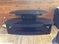 Black glass TV stand
