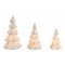 PORCELAIN LIGHT UP TREES DECOR SET OF 3