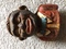 Estate Early 19th-20th Century Metal Caricatured Boy PiggyBank