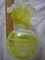 Estate Vintage Retro Rare Lime Green Streaked Pulled Glass