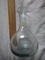 Estate Vintage Retro Pair Smokey Blue Hand Blown Vases