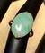 Vintage Ladies 14K Chinese Jadeite Ring, Sz 6