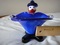 Estate 1970’s Hand Blown Clown Retro Ashtray