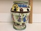 Estate 1900 Old Italian Majolica Hand Thrown Vintage Vase