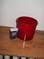 dark red glazed POTTERY POT like new never used