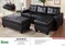 Brand new sofa chaise with ottoman included
