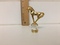 Estate 3 Swarovski Clear Glass & Gold Trimmed Unicorns