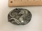 Estate vintage Pewter Unicorn Belt Buckle & Lapel/Jacket Pin