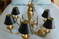 Lovely brass chandelier