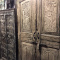 Farmhouse Rustic Armoire Vintage Floral Carving Wardrobe
