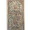 BARNDOOR, Whitewashed Wall Carving Saraswati playing Veena,Godde