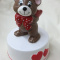 Musical Teddy Bear Figurine