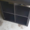 Book Case/Counter,used, dark brown, 34x32x18",1.5" thick wood