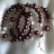 Bronze Coil Wrap Around 5 Decade Rosary Bracelet