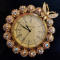 Clock: Jay Strongwater with Swarovski Crystals