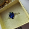 Ring: Women's Tanzanite Ring - Marked 925