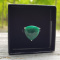 Ring: Women's Emerald/Jade (Trillion Shape)