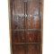 Antique DARK Teak Doors CABINET Wood Large Armoire