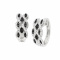 Earrings: 1/3 Ct Black & White Diamond