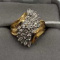 Ring: Diamond Cocktail Ring 10K